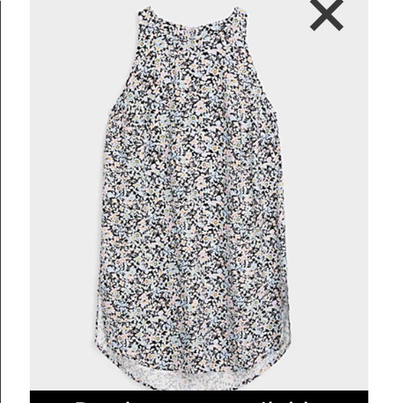 Simons Twik Long Slit Blouse Black Floral size M - Picture 2 of 9